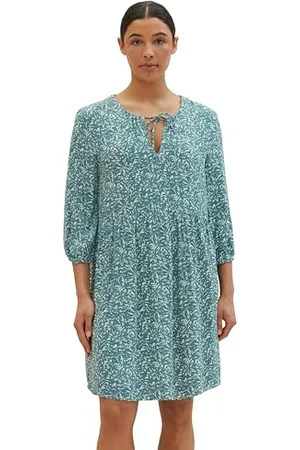 TOM TAILOR Damen Tunica Kleid mit Bindedetail, , 40