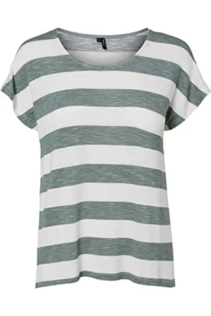 VERO MODA VMWIDE Stripe S/L TOP GA JRS