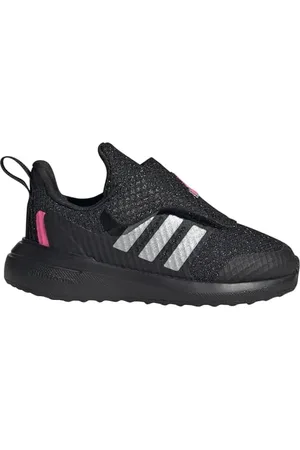 adidas Unisex Baby Fortarun 2.0 Shoes Kids Laufschuhe, core Black/Silver met/Lucid pink, 19 EU