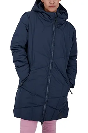 alife kickin ALIFE and Kickin KasiaAK A Coat – Damen Winterjacke Parka – Mantel mit Kapuze – Perfekt für Kalte Tage, Herbst & Winter – Robuste Jacke XL