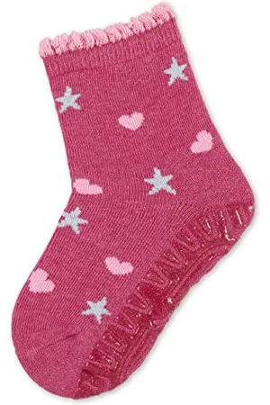 Sterntaler Baby - Mädchen Fliesen Socken Baby Glitzer-flitzer Air Herzen, , 18
