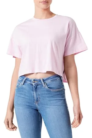 Noisy May NMALENA S/S O-Neck SEMICROP TOP FWD NOOS