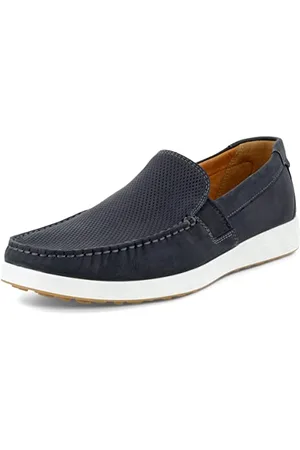 Ecco Herren S Lite Moc Sommer Driving Style Loafer, Schwarz/Schwarz perforiert, 39.5/40 EU