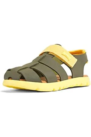 Camper Jungen Oruga Kids-k800242 Sandal, Grün, 31 EU