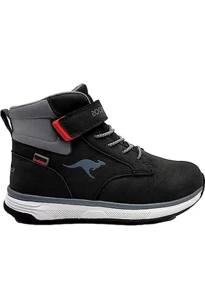 KangaROOS Herren K-Leno V RTX Schneestiefel, Jet Black/Steel Grey, 39 EU