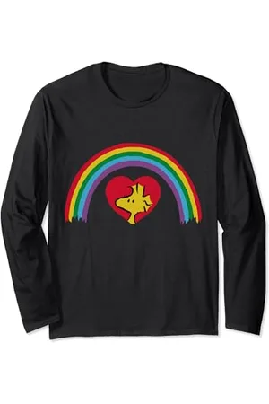 Peanuts Woodstock Rainbow Heart Langarmshirt