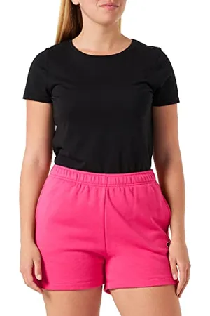 Champion Damen Rochester 1919 Logo High Waist Regular Shorts, , S