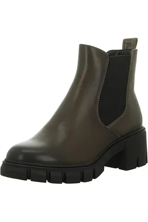 Tamaris Damen Chelsea Boots Leder; /grün; 38 EU
