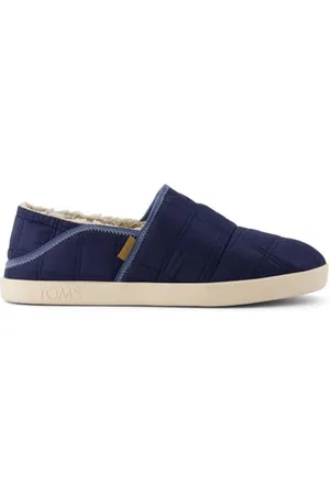 TOMS Herren Camden Hausschuh, Marineblau, gesteppt, gewebt, 42.5 EU