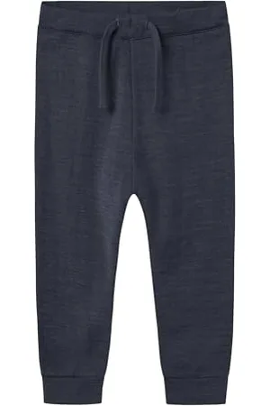 NAME IT Jungen Nmmwesso Wool Pant Sweathose, Ombre Blue, 110 EU