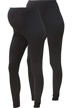Mama;licious Damen Mllea Org Long 2pack A. O. Noos Umstandsleggings, , M EU