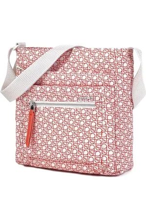Hedgren Mujer Crossover RFID, Coral/Grey Signature