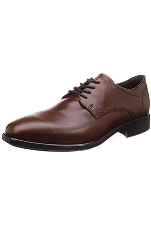 Ecco Herren Citytray Plain Toe Tie Oxford, Braun , 43 EU