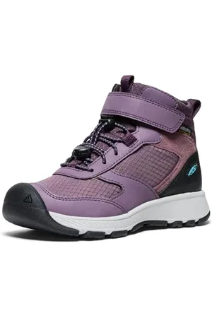 Keen Skua Mid Waterproof Wanderstiefel, Black Plum/Plum Perfect, 28 EU