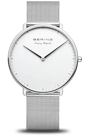 Bering Herren Uhr Quarz Movement - Max René Collection mit Edelstahl und Saphirglas 15738-004 - 3 ATM