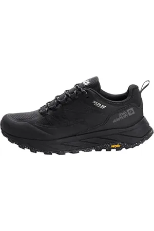 Jack Wolfskin Herren TERRAVENTURE Texapore Low M Walking-Schuh, Black/Black, 46 EU