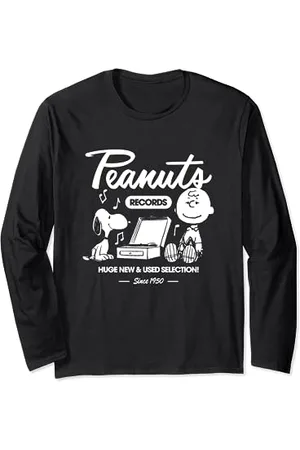 Peanuts Snoopy Charlie Brown Record Langarmshirt