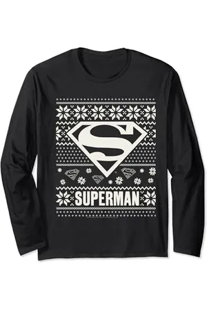 DC Comics Originals Superman Christmas Knit Logo Langarmshirt