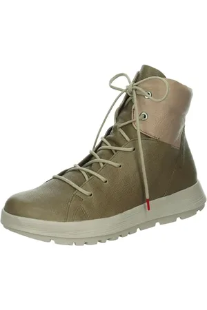 Think! Damen COMODA chromfrei gegerbte Schurwolle Schneestiefel, 2010 Taiga/Kombi, 38 EU