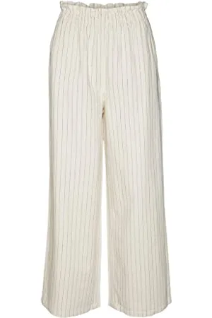 VERO MODA Damen Vmminasaiy Hr Wide Pant Hose, , M / 30L EU