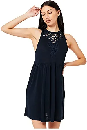 Superdry Womens Vintage LACE Racer Dress Lässiges Kleid, , M