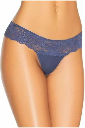 Teyli String Tanga Damen mit zarter Spitze verziert - Strings & Tangas für Damen aus Transparentem Mesh - Tanger (DE/NL/SE/PL, Alphanumerisch, M, Regular, Regular, )