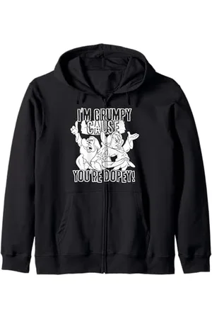 Disney Snow White Grumpy Weil du dämlich bist Kapuzenjacke