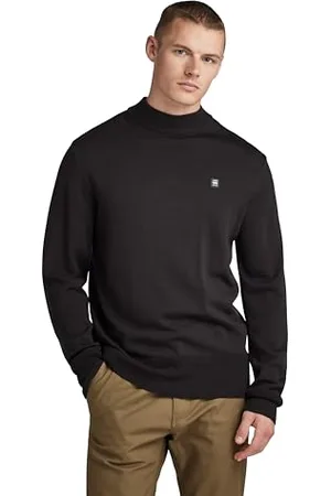 G-Star RAW Herren Premium Core Mock Knitted Pullover, , S