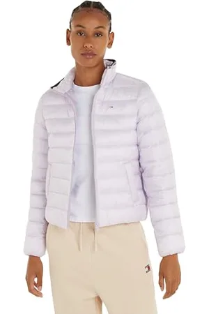 Tommy Hilfiger Damen Steppjacke Übergangsjacke, Violett (Lavender Flower), S