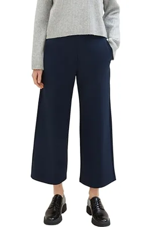 TOM TAILOR Damen High Waist Culotte Hose, , XXL