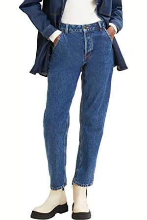 TOM TAILOR Damen 1035809 Mom Jeans, 10281-Mid Stone Wash Denim, 30