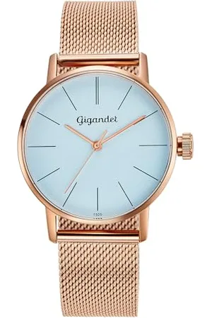 Gigandet Damen Analog Japanisches Quarzwerk Uhr mit Edelstahl Armband AVG43-20