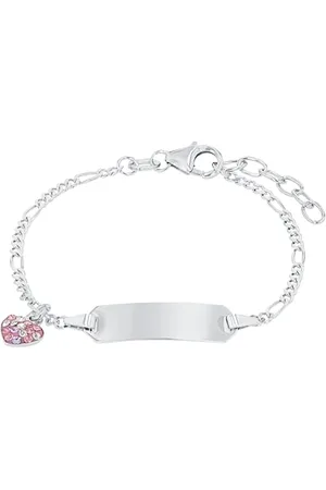Prinzessin Lillifee Kinder-Armband längenverstellbar Herz 925 Silber rhodiniert Kristall weiß