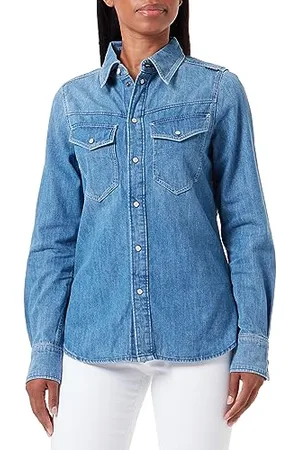 G-Star RAW Damen Slim Denim Shirt wmn, , XS