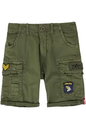 Alpha Industries Jungen Crew Patch Kids Cargoshort Für Kinder Shorts, , 140 EU