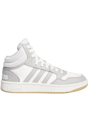 adidas Damen Hoops 3.0 Mid Classic Shoes Schuhe, Cloud White/Grey Two, 36 EU
