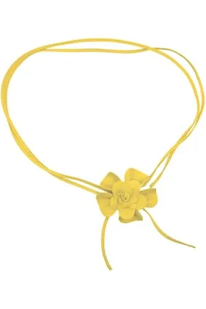 Alessandro Bindegürtel Blüte Lederband mit echt Leder Blüte