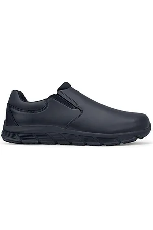 Shoes For Crews Arbeitsschuhe Cater II Men – Schicker, lässiger Slipper, sicherer Halt, rutschhemmend, wasserabweisend, hochwertiges Leder, OB E SR – für Herren