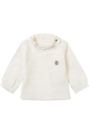 Noppies Baby Baby-Mädchen Girls Top Nashville Long Sleeve Trägershirt/Cami Shirt, Pristine-N021, 68