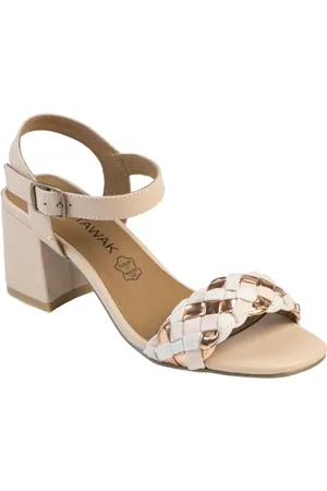 Chattawak Damen 18carlinabeige37 Sandale mit Absatz, , 37 EU