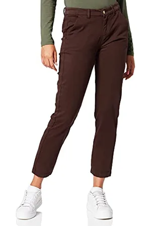 7 for all Mankind Damen Chino Brushed Twill Coffee Hose, , 26W 30L EU