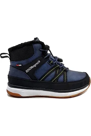 KangaROOS Ks-Ice V RTX Schneestiefel, dk Navy/Lime, 34 EU