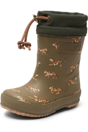 Bisgaard Jungen Gummistiefel Thermo Rubber Braun Synthetik, Größe:31, Farbauswahl:beige-Kombi