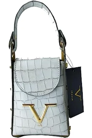 19V69 Italia Damen Leder Kokosnuss Leather Cocco LAM Bag