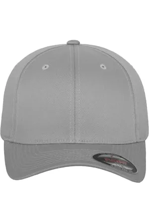 Flexfit Unisex Wooly Combed Baseballkappe, silver, S/M