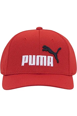 PUMA Evercat Mesh Stretch Fit Cap, rot/blau, S/M