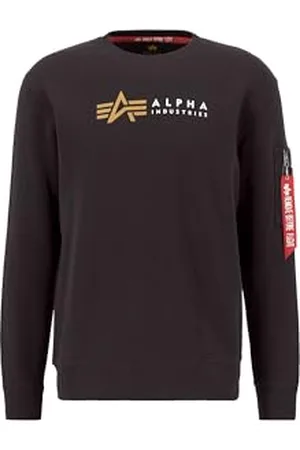 Alpha Industries Herren Alpha Label Sweater, , XXL