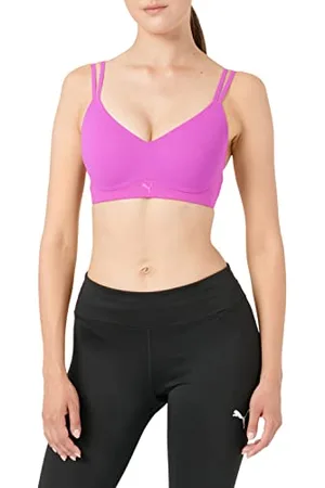 PUMA Damen Medium Support Active Sports Bra, Blickdicht, , 85A/B