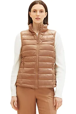 TOM TAILOR Damen 1036717 Lightweight Steppweste, 32171-blush Mahogany, XL