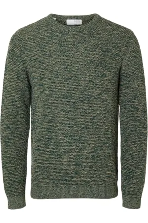 SELECTED Herren Slhvince Knit Bubble Crew Neck Noos Pullover, , XXL EU